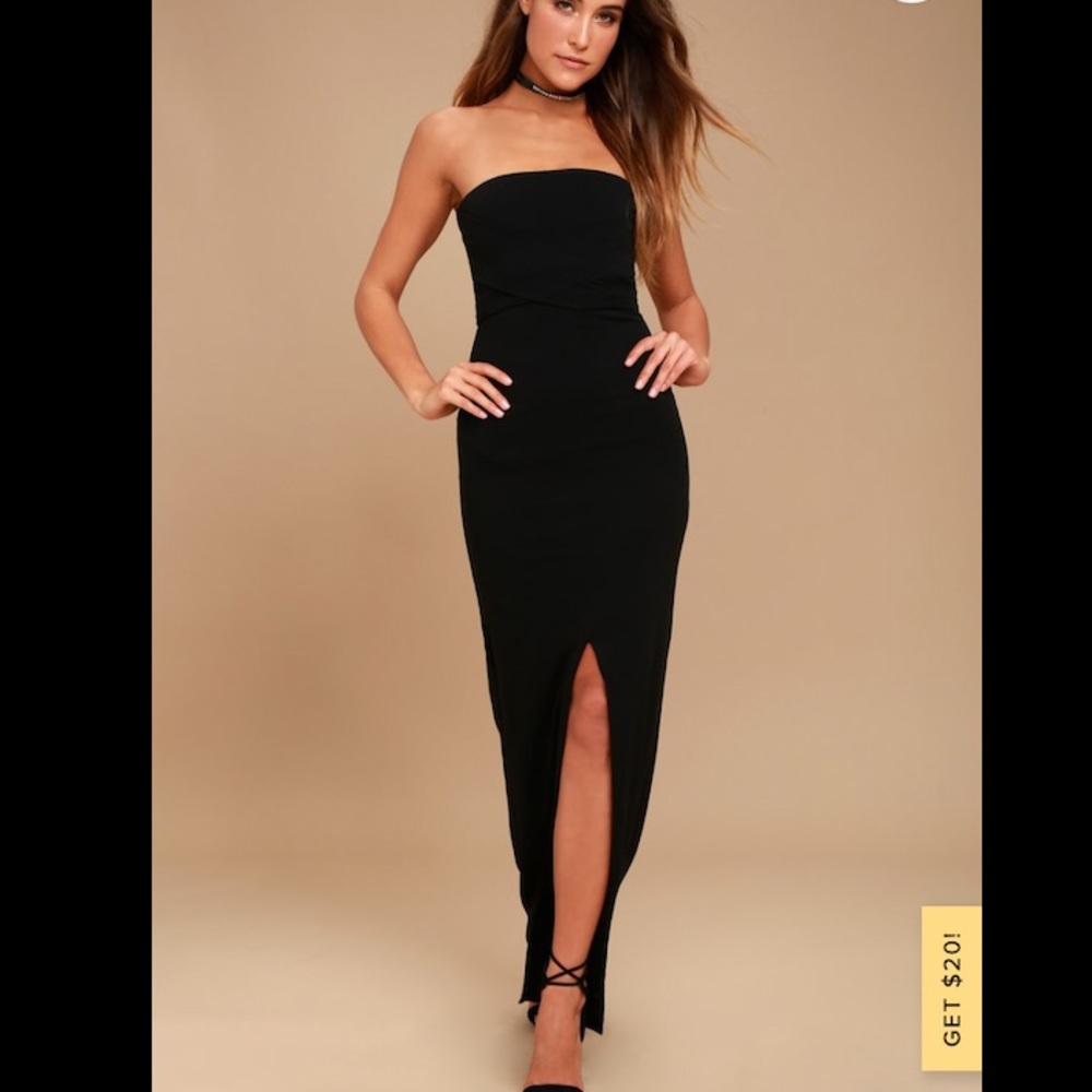 Lulus Own The Night Maxi Dress